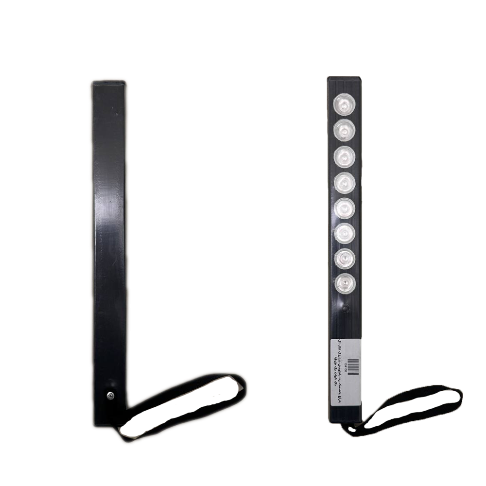 چراغ چشمک زن باطومی شارژی یک طرفه